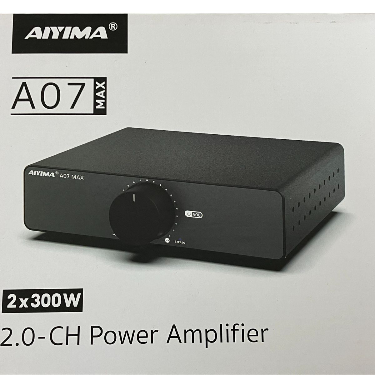 AIYIMA A07 MAX ステレオ/モノラル対応 デジタルパワーアンプ 音響機材