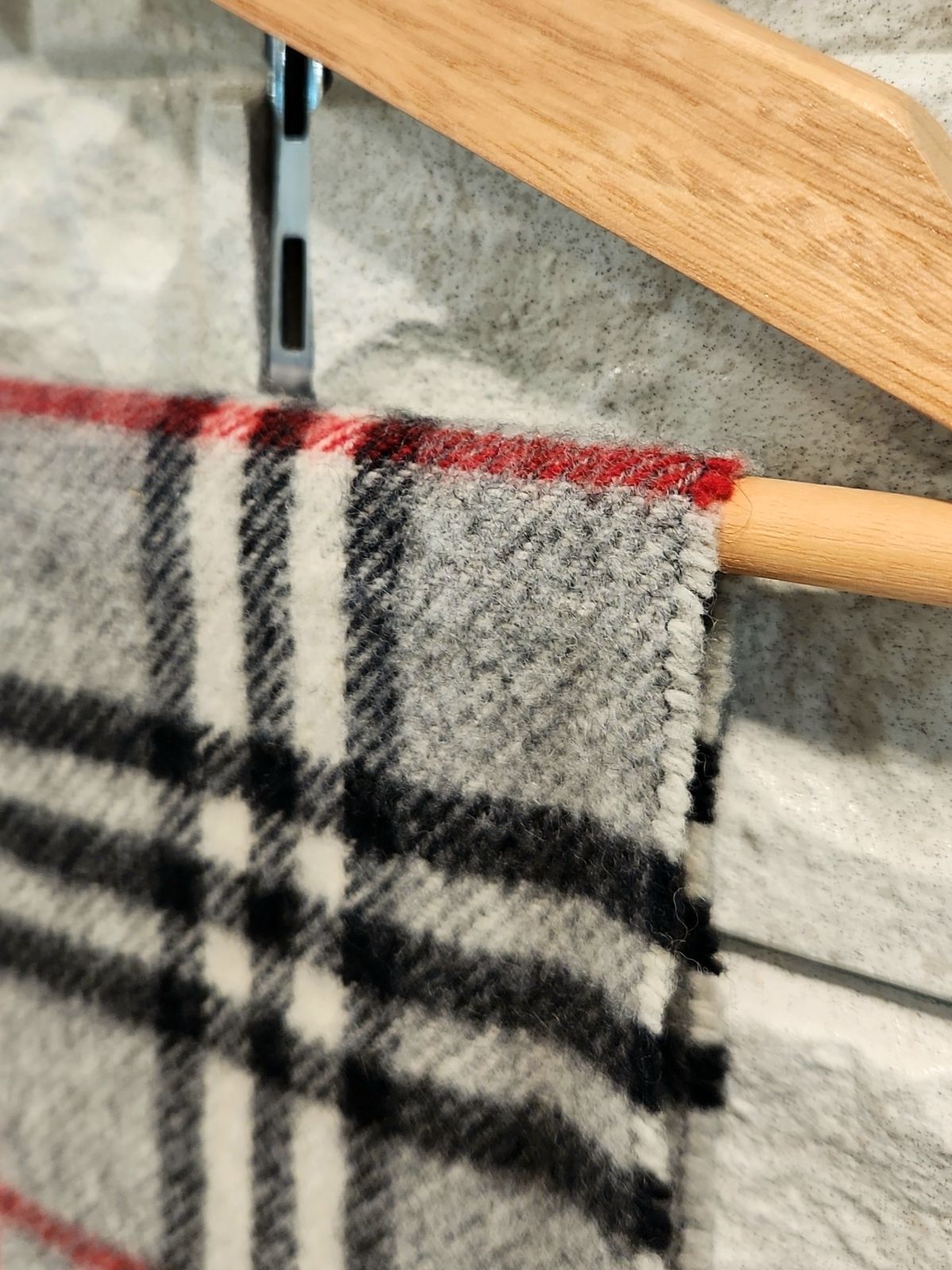 ㉘ Burberrys of LONDON ラムウールチェックマフラー バーバリー ノバ