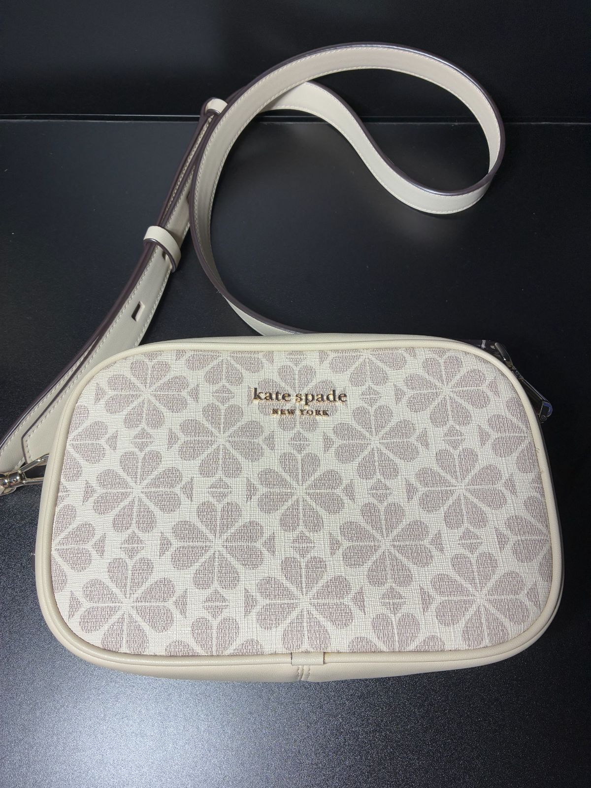 ケイトスペード ショルダーバッグ ポーチセット ベージュ