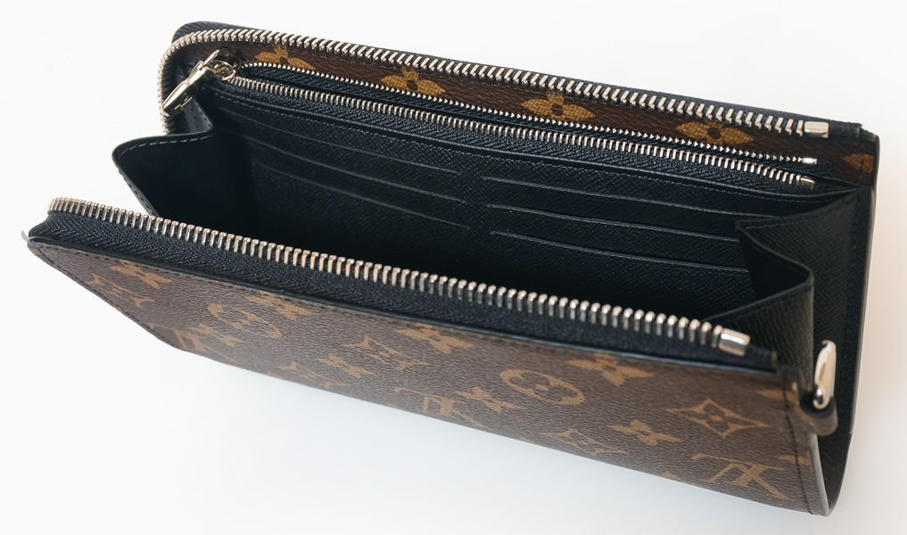 LOUIS VUITTON モノグラム マカサー ジッピー・ドラゴンヌ 長財布