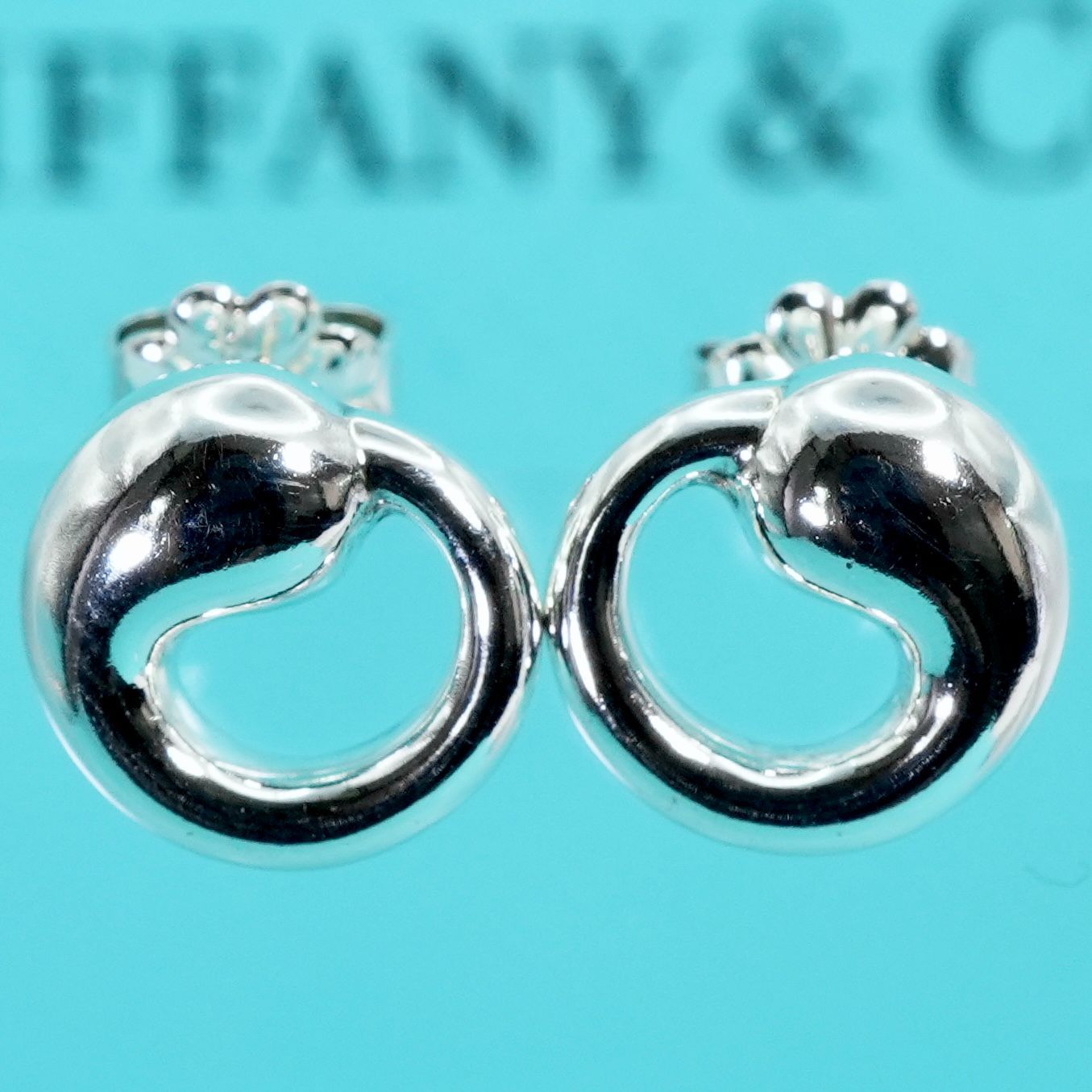 ティファニー シルバー エターナルサークル ピアス|25-2207 S