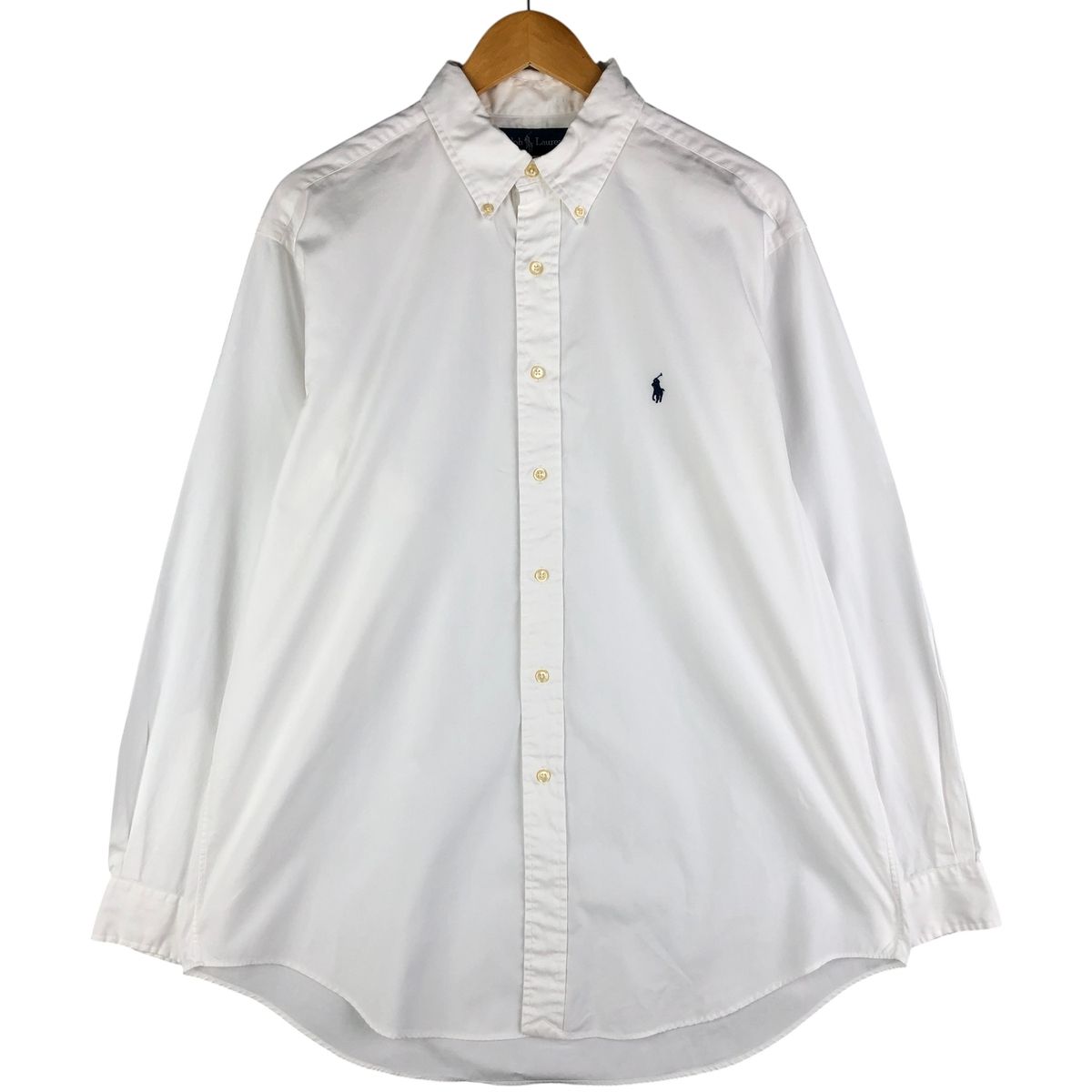 古着 ラルフローレン Ralph Lauren YARMOUTH 長袖 ボタンダウンシャツ メンズL相当/eaa602614