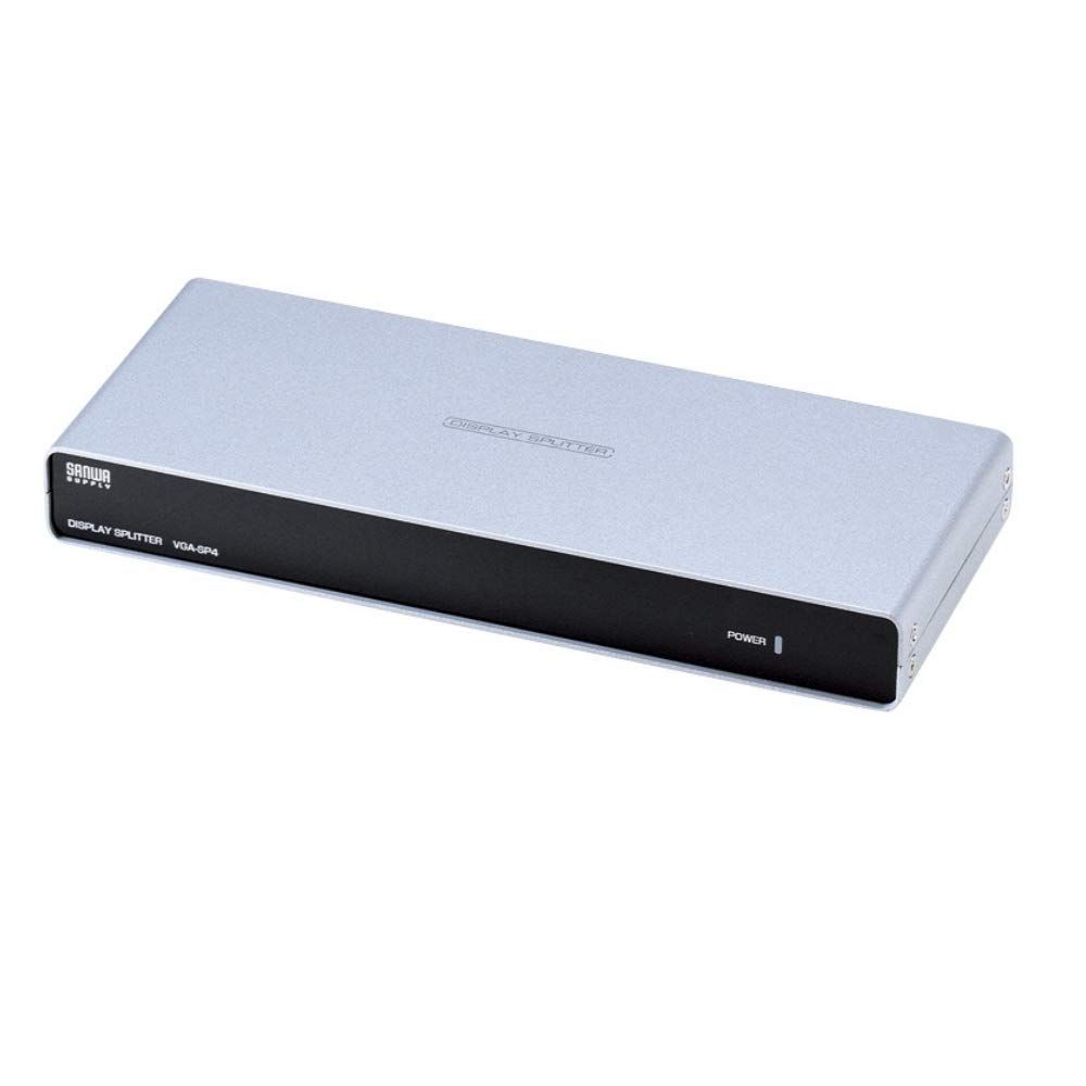 サンワサプライ ディスプレイ分配器 4分配 VGA-SP 4
