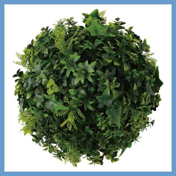 ６Ｐセット ポリエチレン製のフェイクグリーンボール Ｌ 直径約33 cm No.903 Ｄ