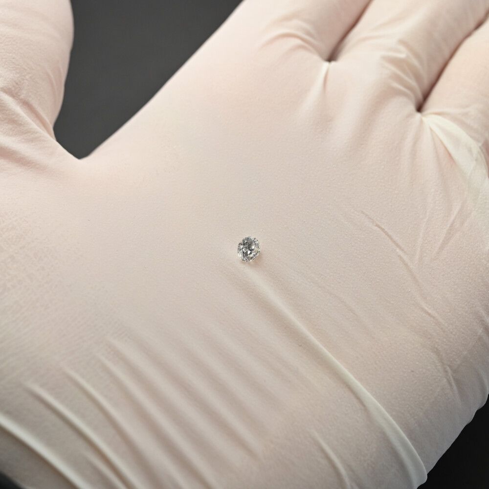  0.25 ct ダイヤモンドルース ラウンドブリリアントカット Diamond ホワイト 翌日配送可 N メンズ レディース 597023 ルース(裸石) 原石 ビーズ アクセサリー道具 材料