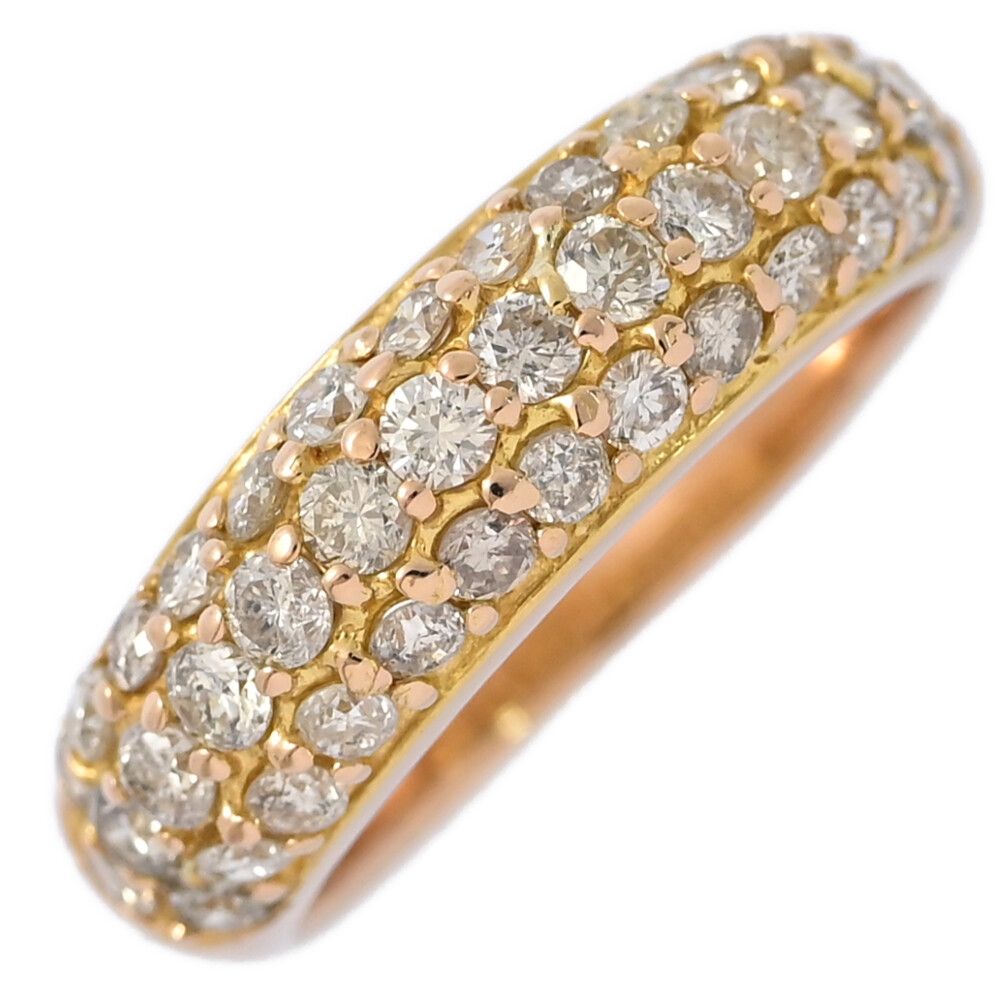 1.00 ct ダイヤモンドリング･指輪 K 18 YG 750-5.0 g 11号 51 サイズ直し可 イエローゴールド 翌日配送可 ♀ N レディース 597039