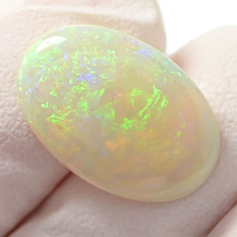  OP 5.4 ct ホワイトオパール ルース 1 P･1.1 g ホワイト ライトオパール 色石 S メンズ レディース 598023 ルース(裸石) 原石 ビーズ アクセサリー道具 材料