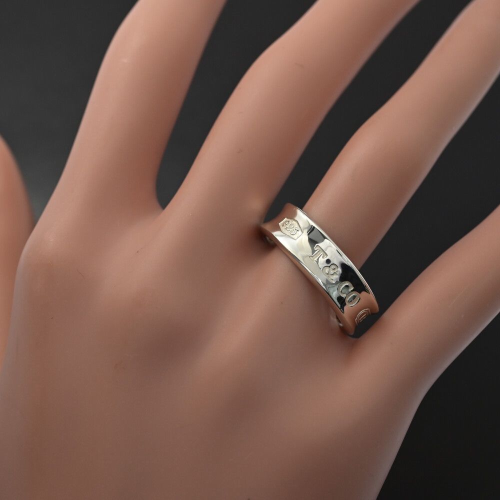  TIFFANY ＆ Co. ティファニー ティファニー1837リング･指輪 Sv 925-7.6 g 18号 58 シルバー 翌日配送可 ♀ S レディース 596482 ルース(裸石) 原石 ビーズ アクセサリー道具 材料
