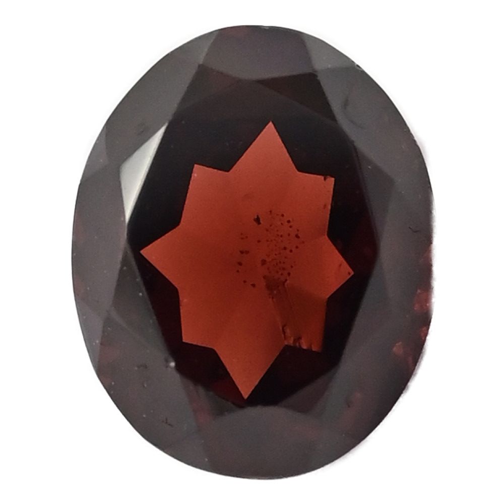 GA 4.1 ct|ガーネット ルース-0.8 g オーバルシェイプ 1 P･|レッド系|色石 B メンズ レディース 598019
