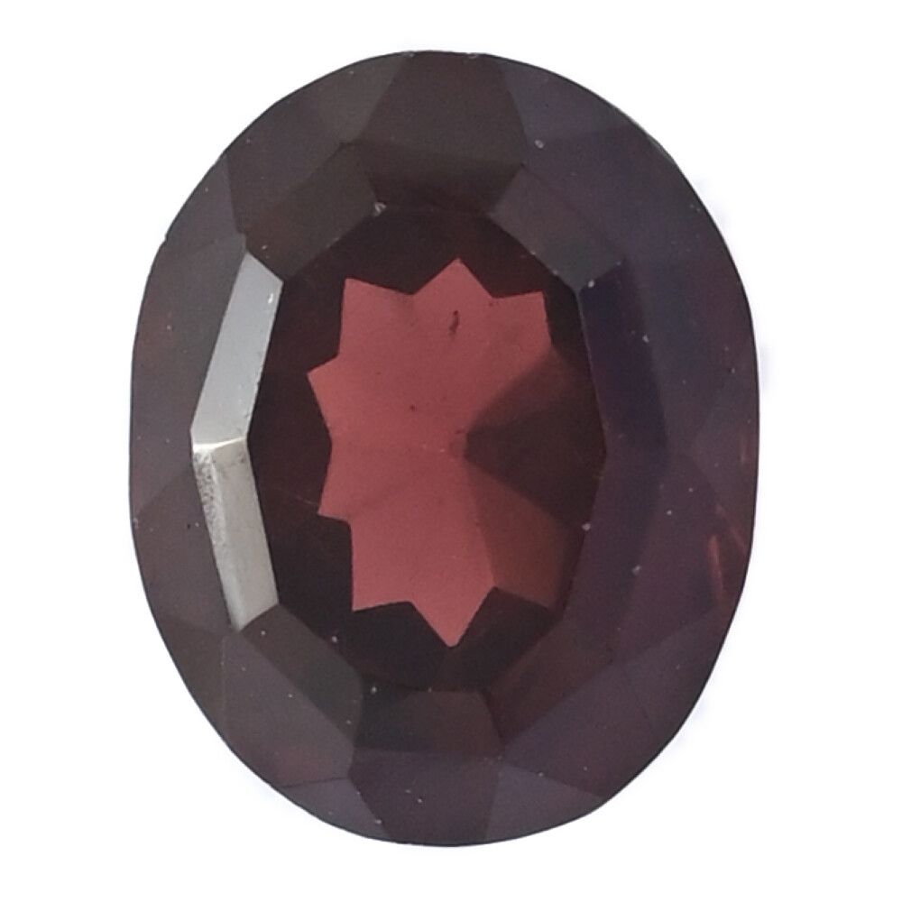 GA 3.0 ct ガーネット ルース-0.6 g オーバルシェイプ 1 P･ レッド 色石 B メンズ レディース 598016