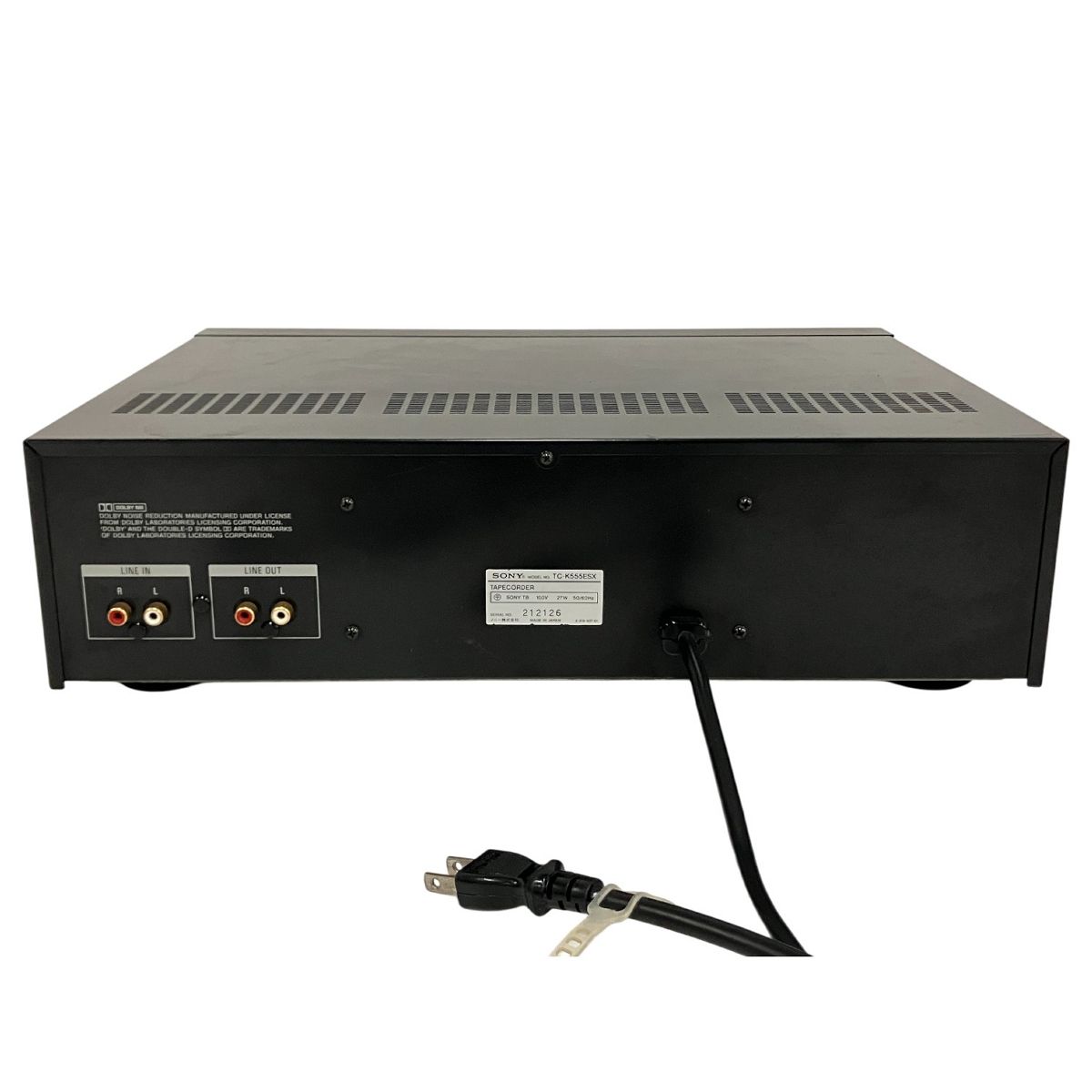 SONY ソニー TC-K555ESX カセットデッキ オーディオ 音響機材 ジャンク