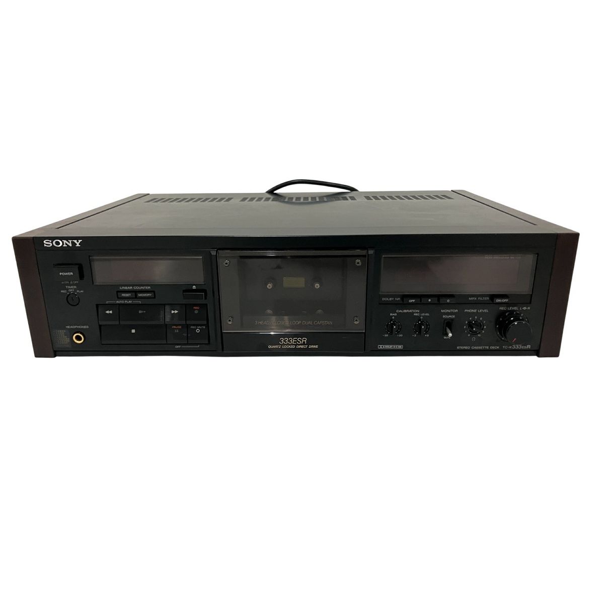 SONY TC-K 333 ESR カセットデッキ ステレオ ソニー 音響機器
