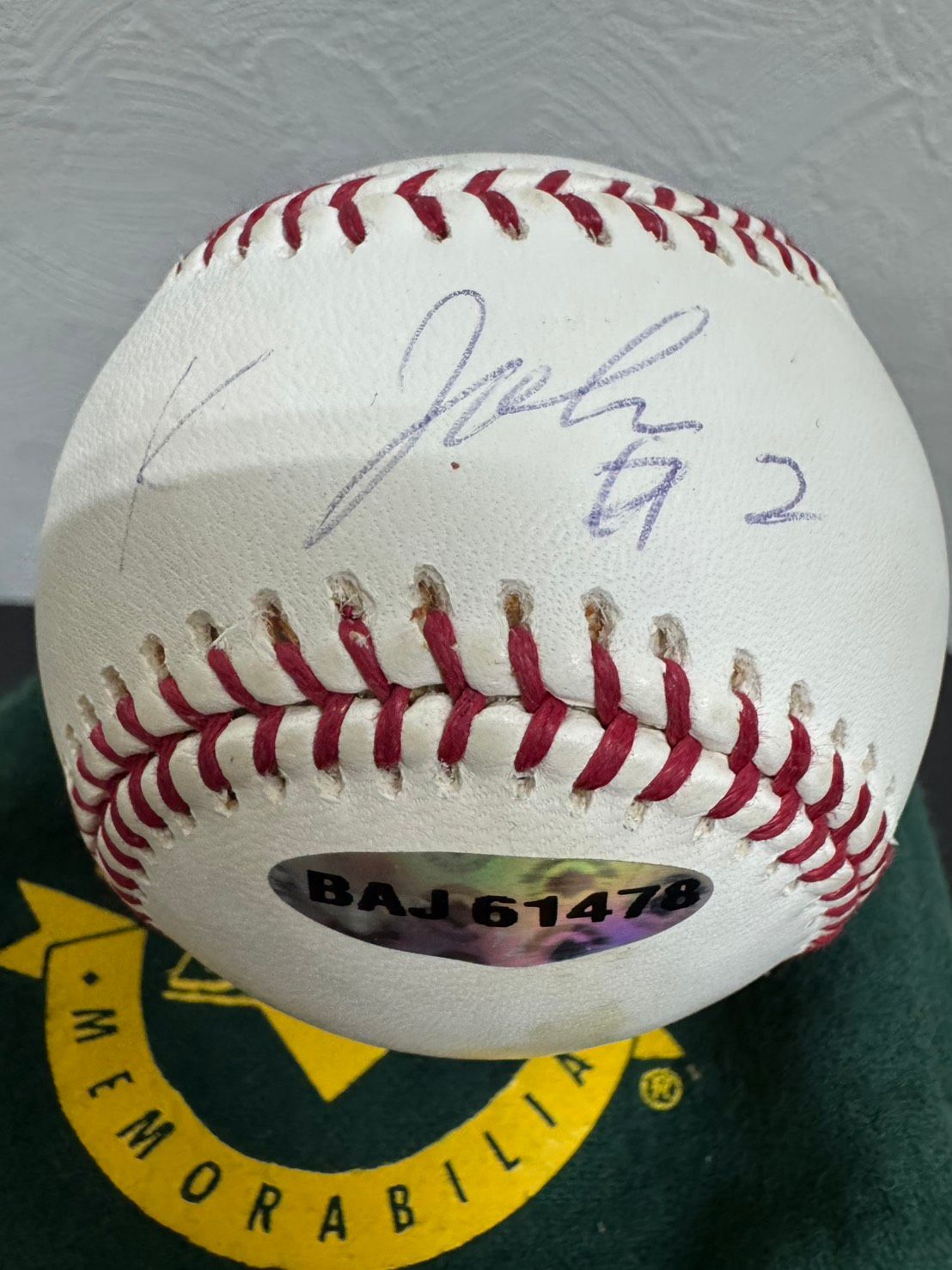 希少 程度極上未使用品 送料込み】MLB サインボール 城島健司