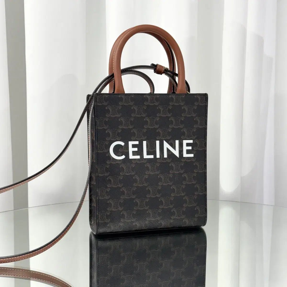 級 セリーヌ カバストートバッグ ミニ