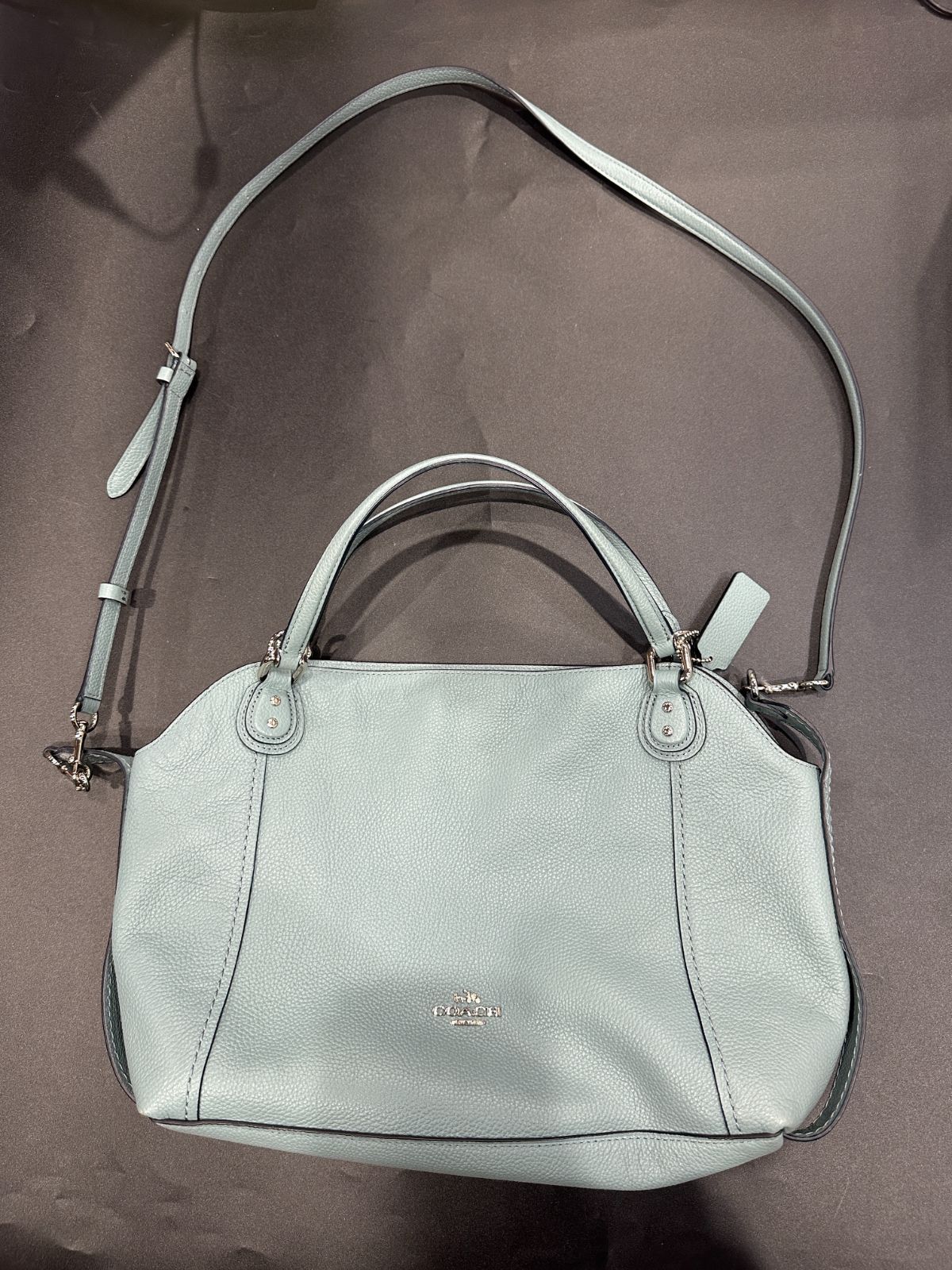 コーチ ブルー 2 WAYバッグ