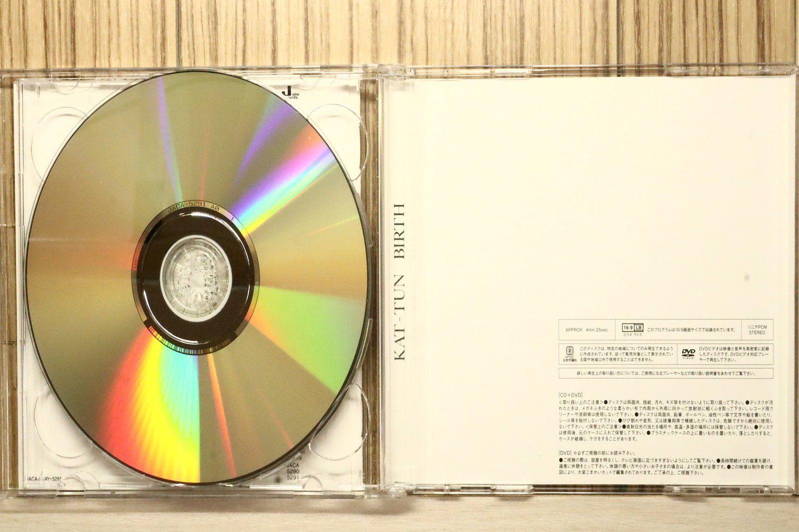 国内盤CD☆カトゥーン/KAT-TUN□ BIRTH【初回限定盤2】 【JACA5290