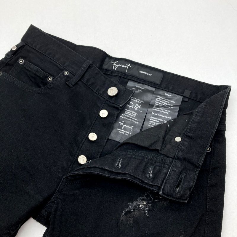 Fagassent ファガッセン デニムパンツ スキニーデニム Gパン ダメージ
