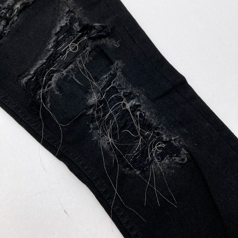 Fagassent ファガッセン デニムパンツ スキニーデニム Gパン ダメージ