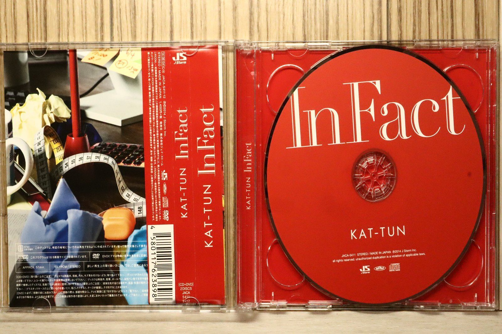 国内盤CD☆カトゥーン/KAT-TUN□ In Fact 【初回限定盤】(DVD付