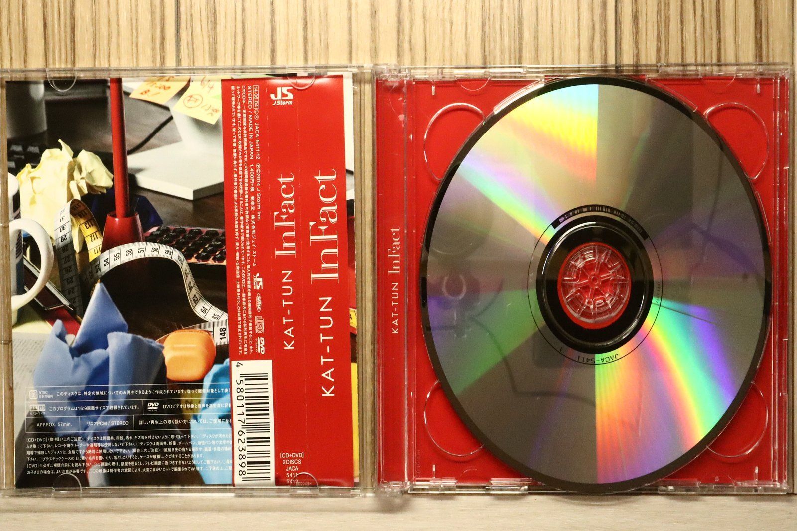 国内盤CD☆カトゥーン/KAT-TUN□ In Fact 【初回限定盤】(DVD付