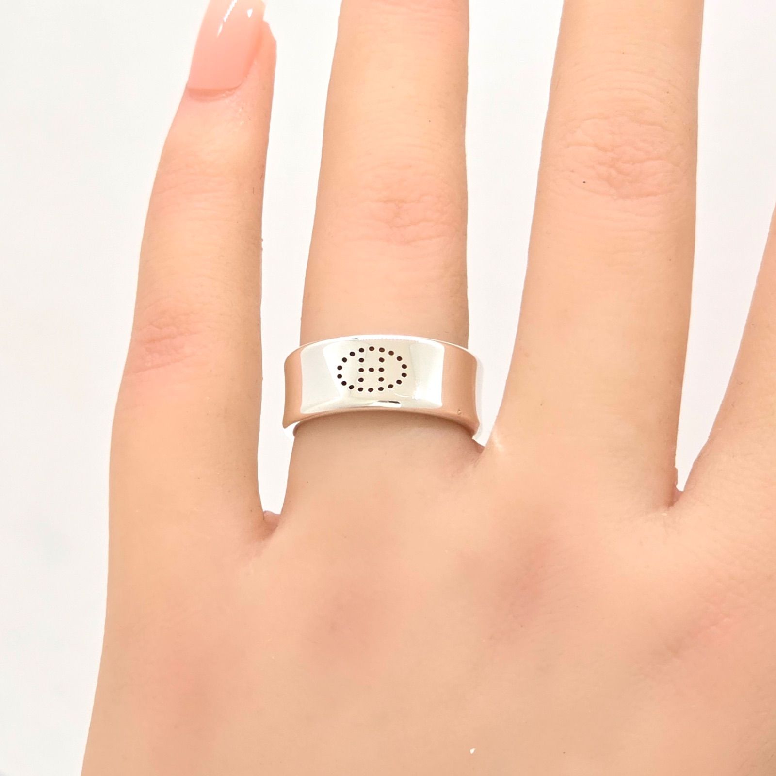 HERMES エルメス エクリプス リュバン リング 52 約12号 スターリング