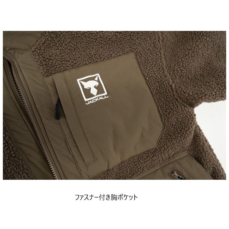  JA A 001 ウィンドブロック フリースジャケット XL マスタード フィッシングジャケット ウェア