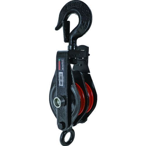 ＴＲＵＳＣＯ 強力型滑車二車スナッチ フック型１００ｍｍ