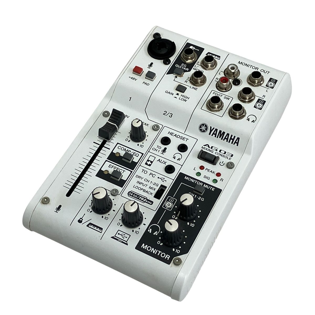 YAMAHA AG03MK2 ヤマハ ミキシングコンソール ミキサー 音響機器 中古