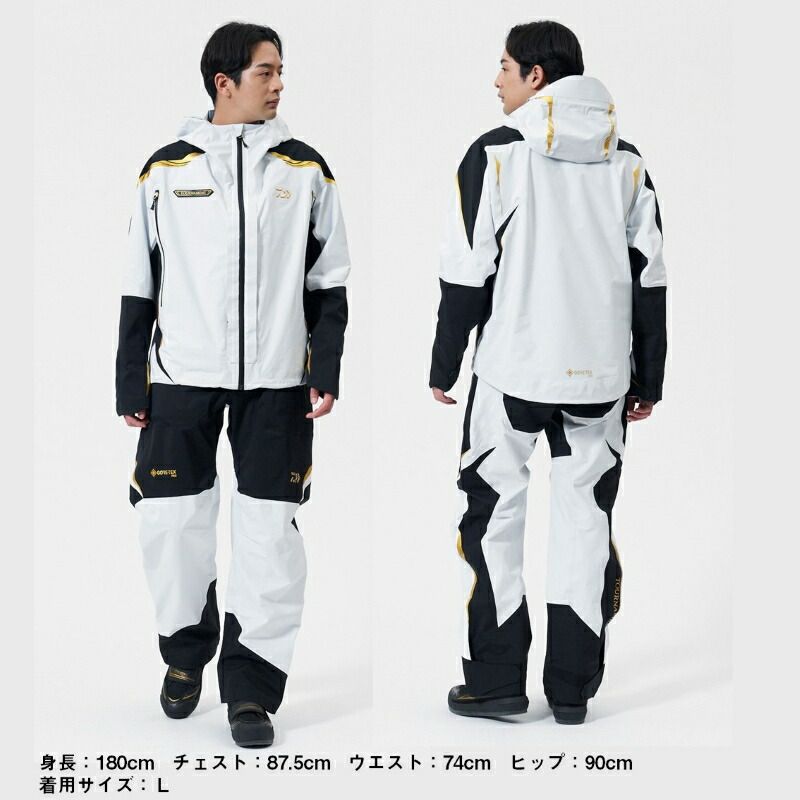  DR 1025 T ゴアテックスプロ トーナメントコンビアップ レインスーツ 2 XL ブラック フィッシングジャケット ウェア