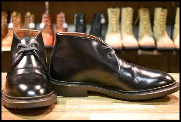 8 D 17年 レッドウィング 9096 キャバリー チャッカ ブラック エスカイヤ 黒 編み上げ レースアップ ブーツ redwing FK 155