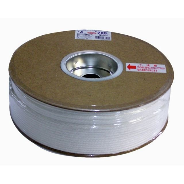 yutaka ユタカメイク ビニロン金剛打ロープドラム巻 4φ×200m PRX-8