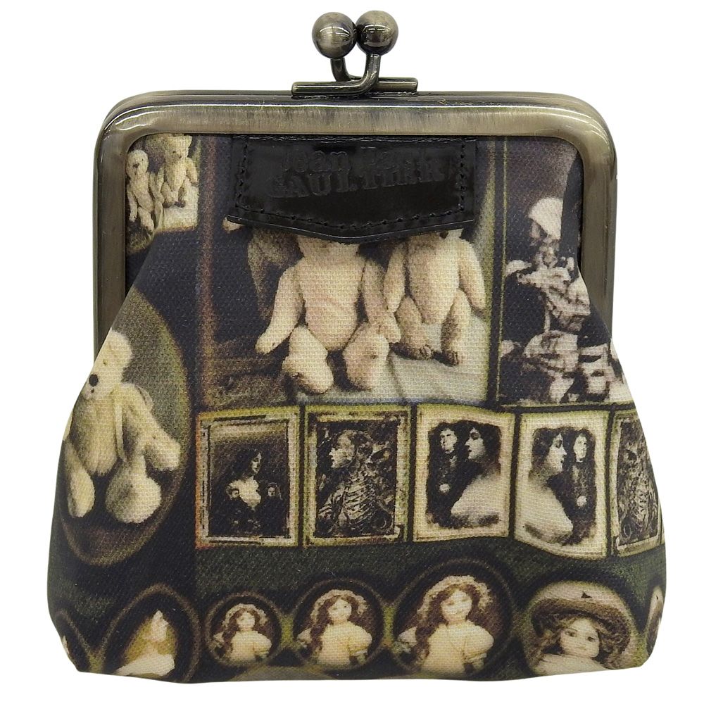 美品 JEAN PAUL GAULTIER ジャンポールゴルチエ 総柄 がま口 財布