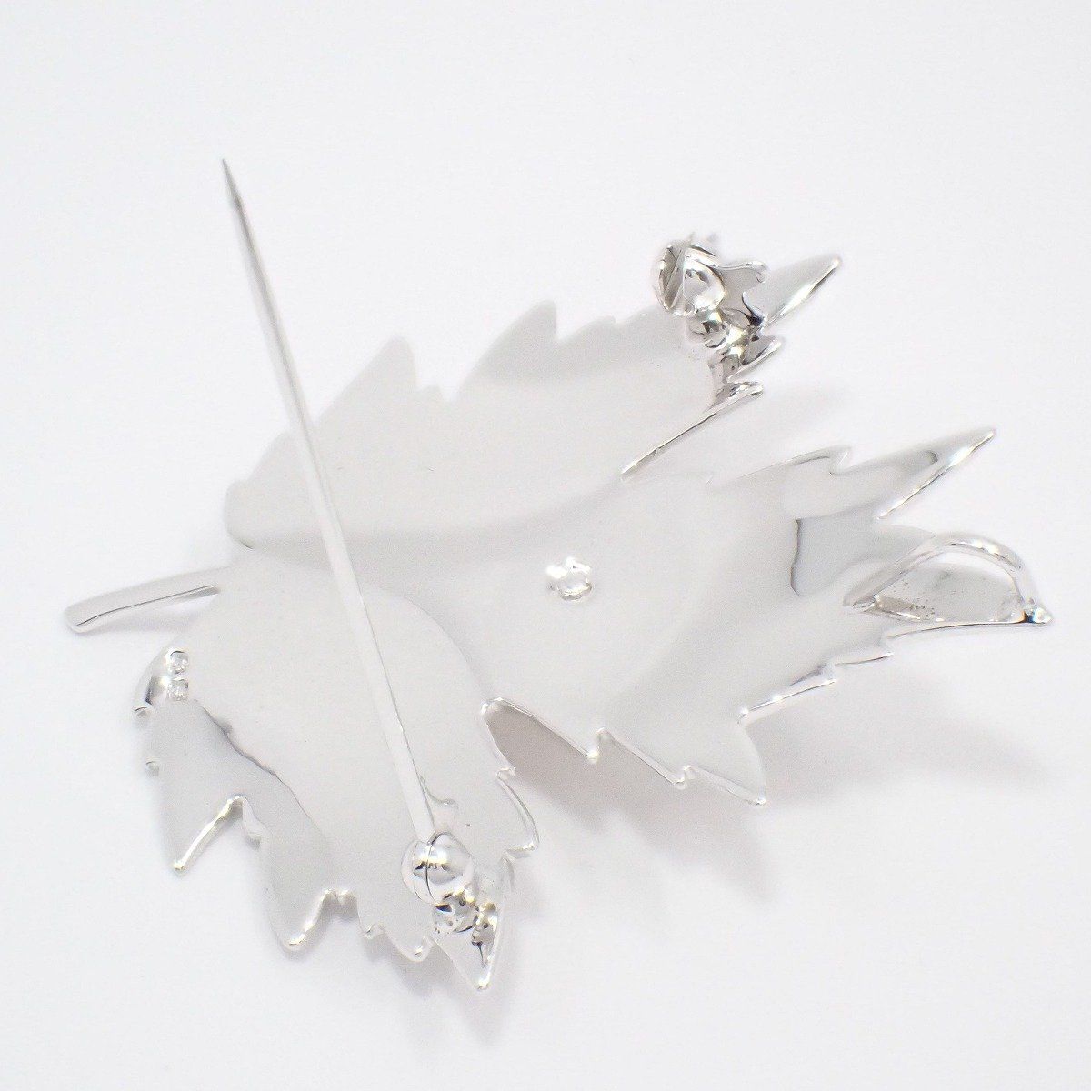 MIKIMOTO ミキモト リーフモチーフ ブローチ ペンダントトップ