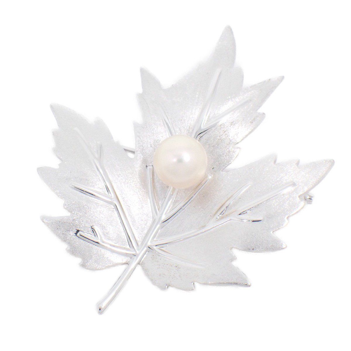 MIKIMOTO ミキモト リーフモチーフ ブローチ ペンダントトップ