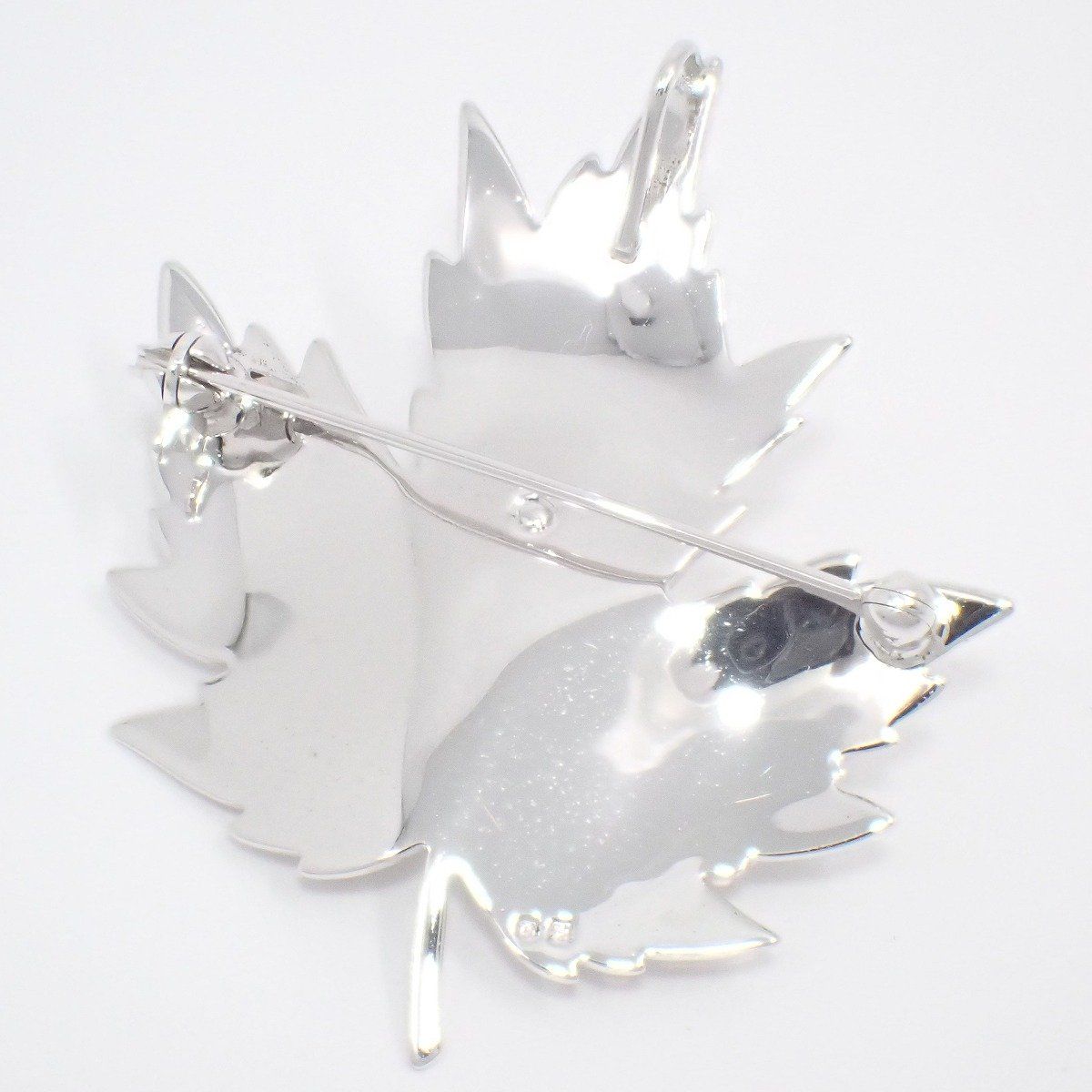 MIKIMOTO ミキモト リーフモチーフ ブローチ ペンダントトップ