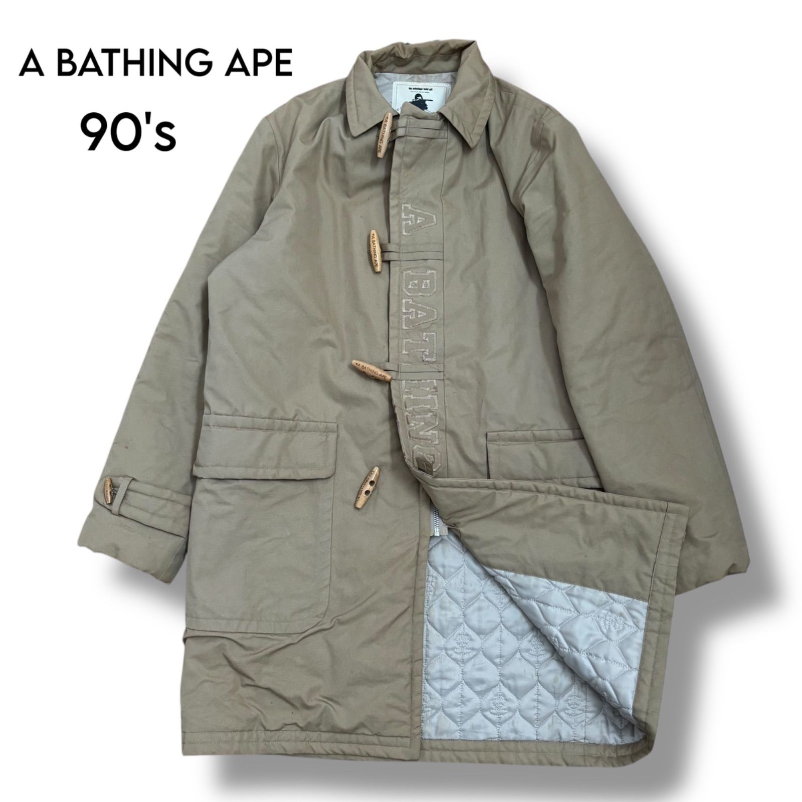 A BATHING APE】90's ダッフルコート L - メルカリ