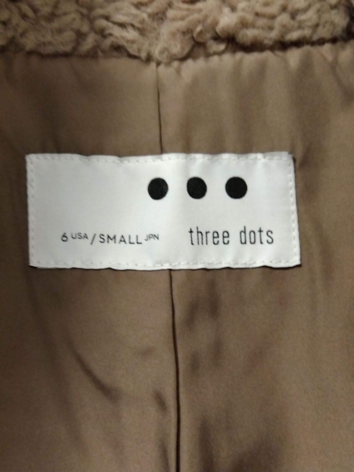 M13 three dots スリードッツ プードルボア ポンチョ Poodle boa 