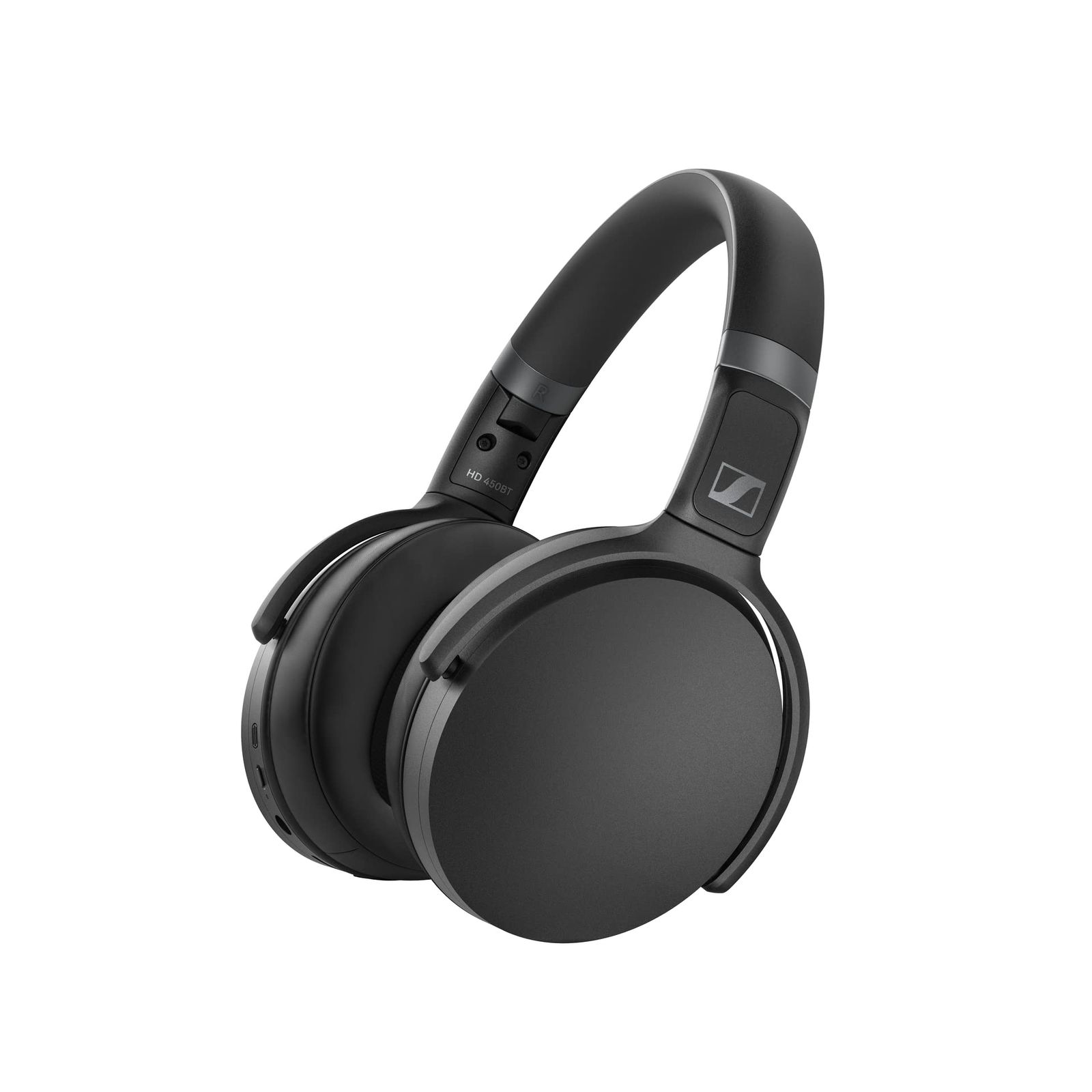 ゼンハイザー Sennheiser ワイヤレスヘッドホン bluetooth HD 450 BT ブラック ノイズキャンセリング 低遅延 AAC aptX-LL 5.0 ボイスアシスタント連携 Smart Contro