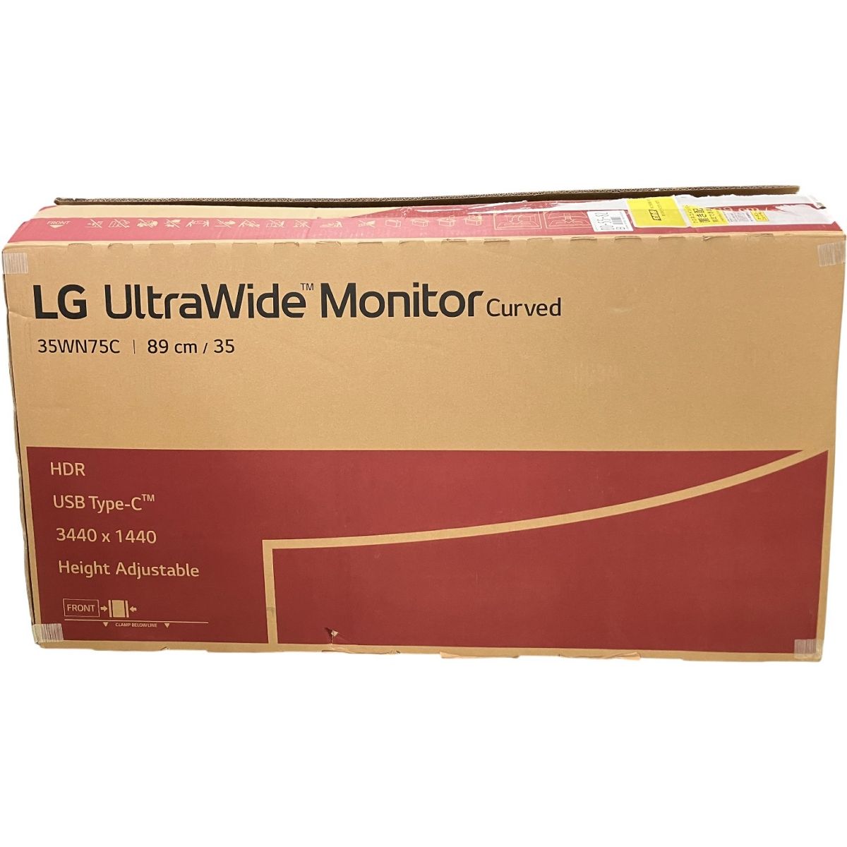 LG 35WN75C-B 曲面 液晶 モニター ディスプレイ 湾曲 35インチ 2021年
