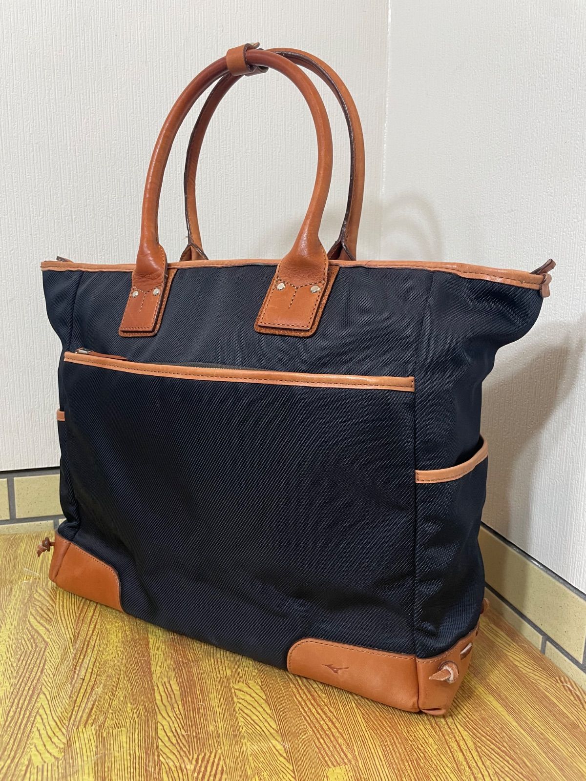 MIZUNO ミズノ トートバッグ ネイビー A 4対応