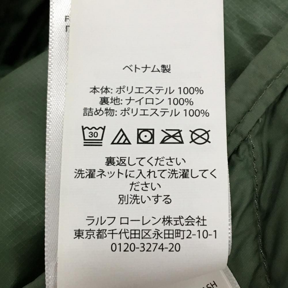 超美品】RLXラルフローレン 中綿ジャケット ライトカーキ 異素材