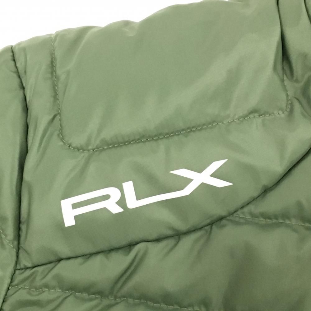 新品未使用 RLX ラルフローレン ゴルフウェア 中綿 異素材 グレー 超美品】RLXラルフローレン 中綿ジャケット ライトカーキ 異素材