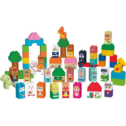 2026，大人気 【新品・送料無料】 Blocklabo ブロックラボ アンパンマンとなかまたちブロックいっぱいセット (全100ピース) その他
