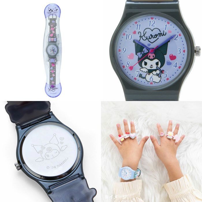 新品・送料無料】 サンリオ ラバーウォッチ クロミ (腕時計・透明