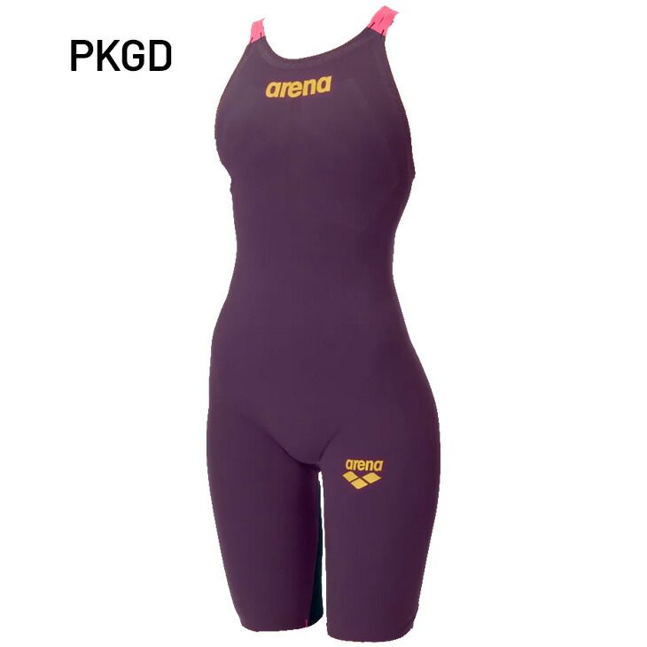 アリーナ WA承認 レディース 競泳水着 arena レーシングワンピーススパッツ オープンバック ハーフレッグ 大会可 女性 女子 トップスイマー 上級者 競技水着 スイムウェア スイムパンツ 用