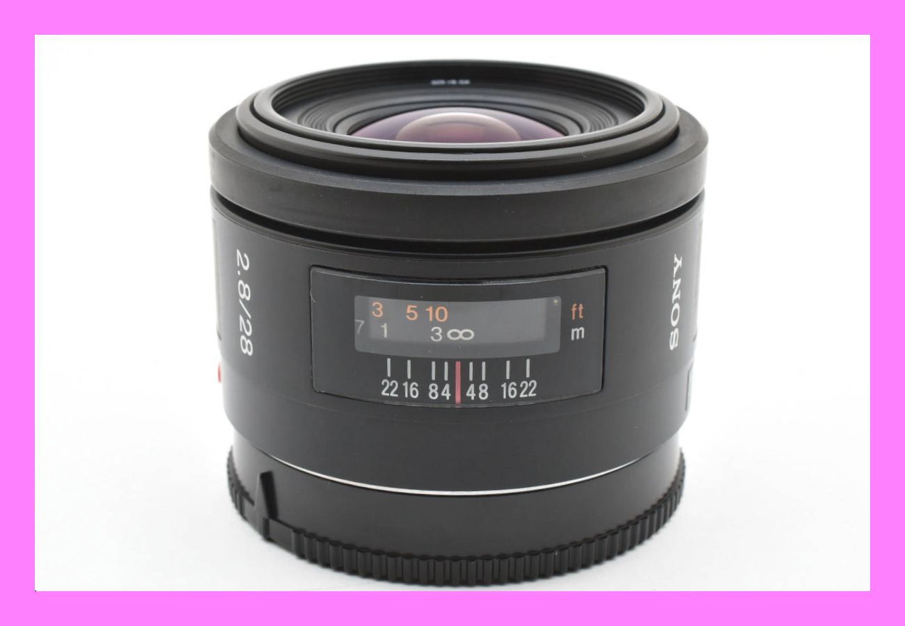 □ ソニー用 広角レンズ 単焦点 SONY 28mm F2.8 SAL28F28 - メルカリ