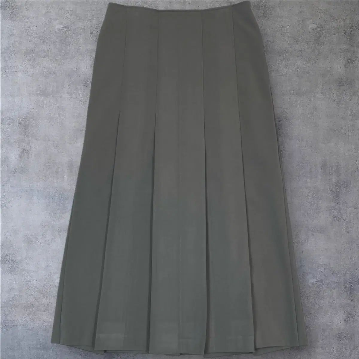 NOCONTENT グレー プリーツ ロング スカート M