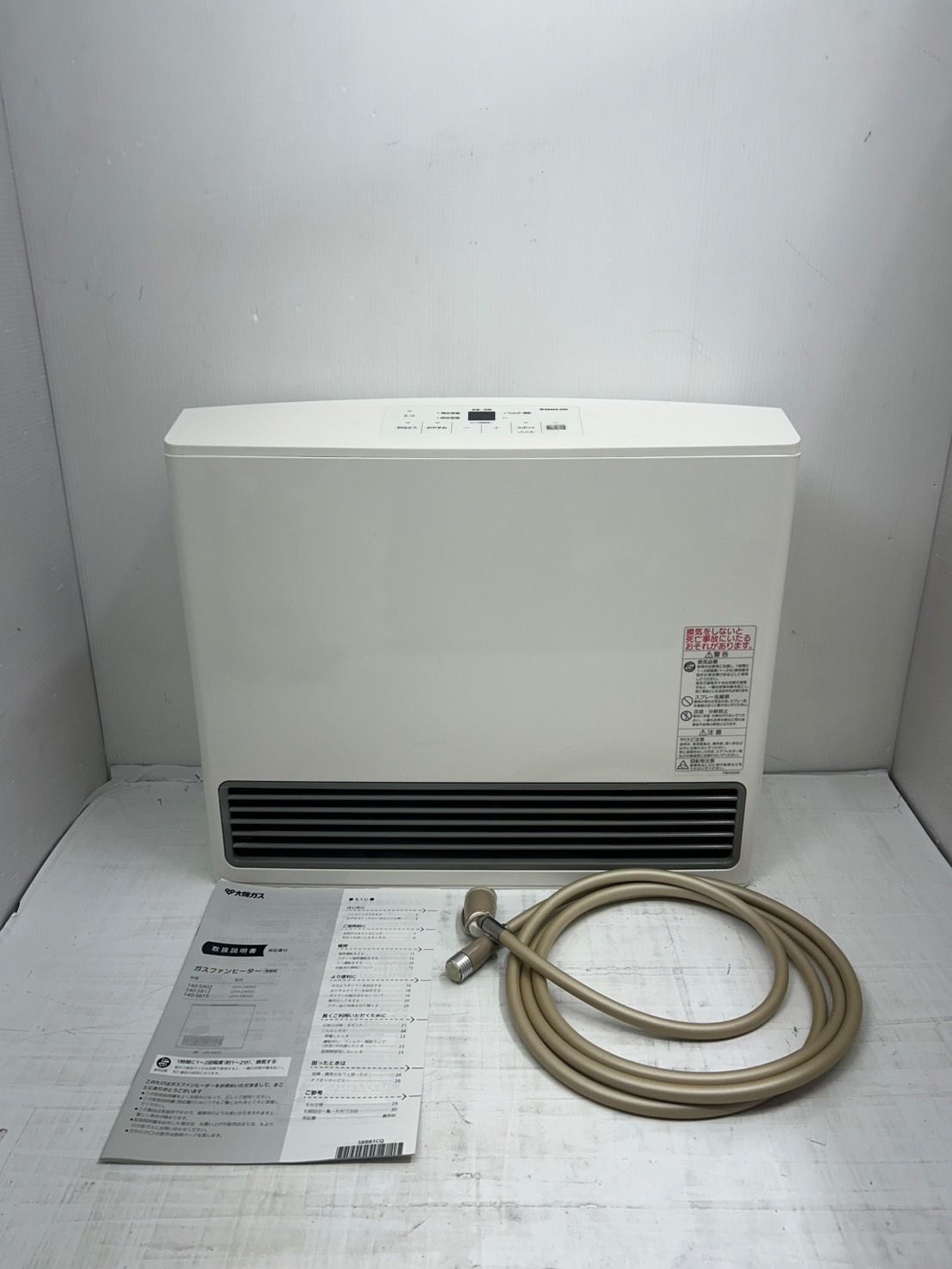 h 10345 ノーリツ 都市ガス ガスファンヒーター GFH-5803 S 22年製