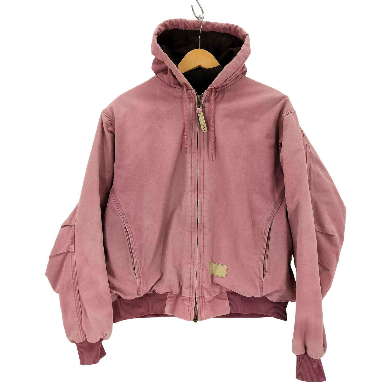 ユーズドフルギ USED古着 FIT FOR HER ダックジップフーデッドジャケット レディース JPN：L