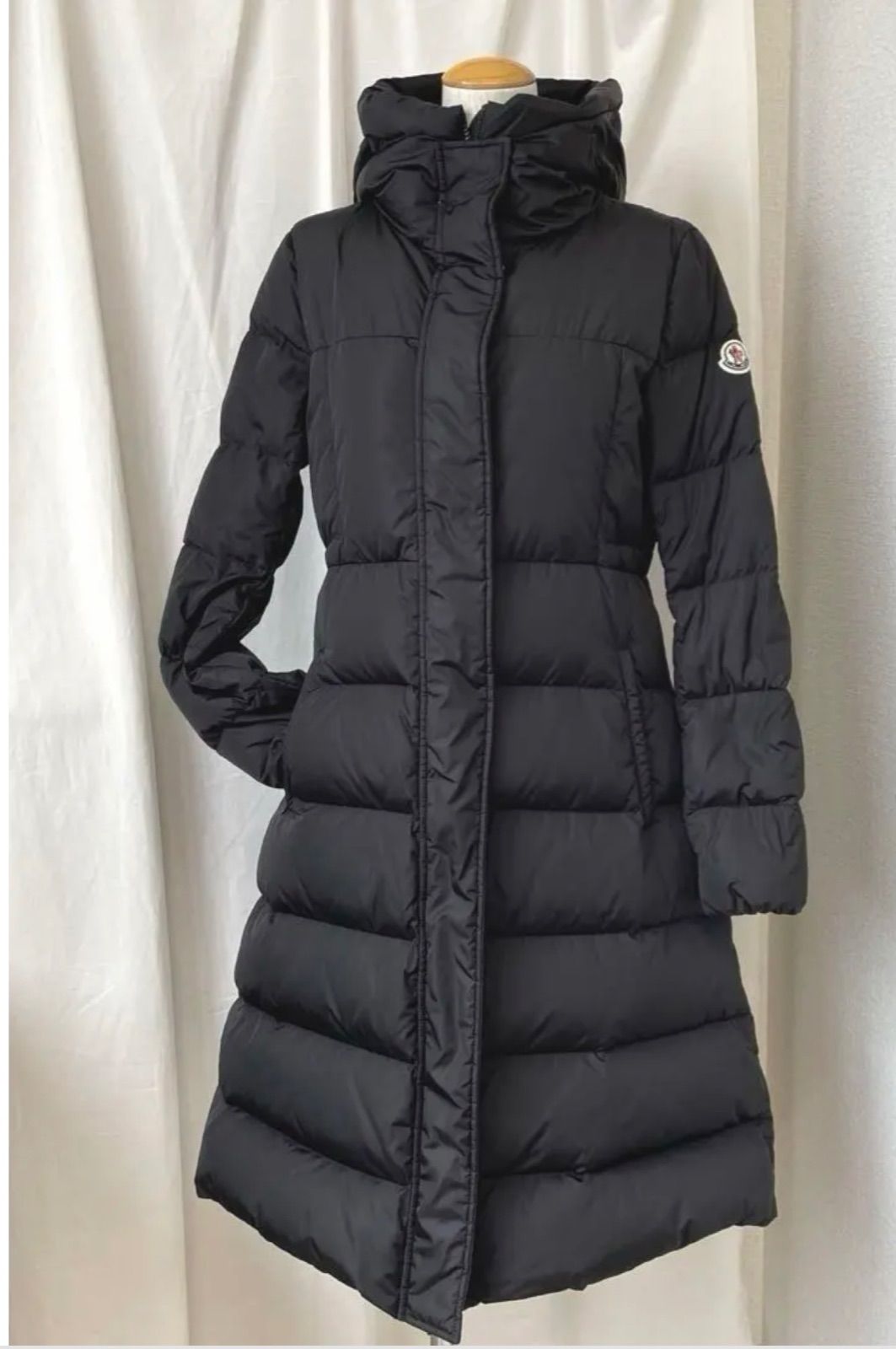 MONCLER モンクレール ダウンコート フラメッテ 黒 サイズ0 - メルカリ